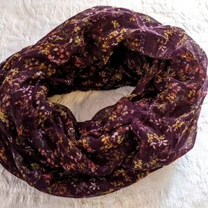 Plumb women's infinity scarf
